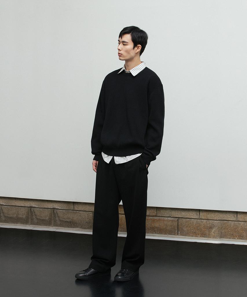 BLANKROOM Neat Slacks_Black