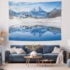 Winter Snow Mountain Landscape Tapestry Bedroom Living Room Wall Art