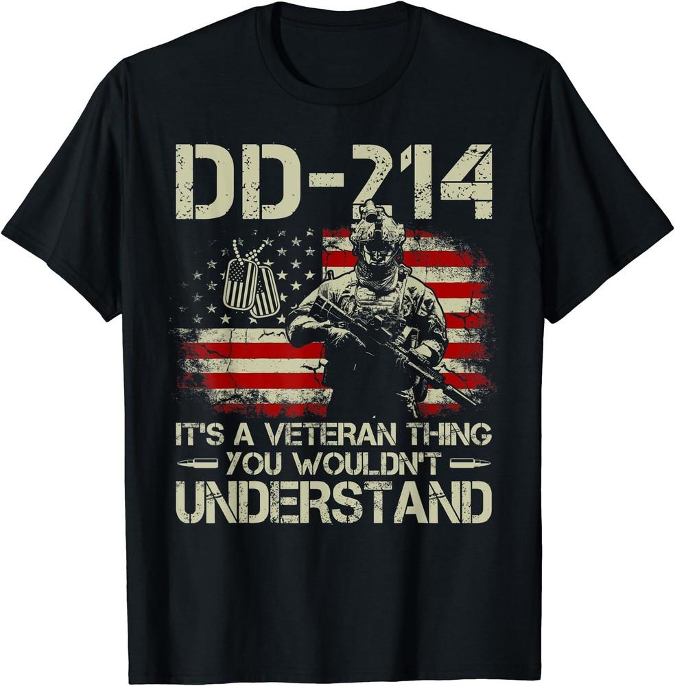 Mens DD-214 It s A Veteran Thing You Wouldn t Understand DD-214 T-Shirt Unisex T-Shirt S