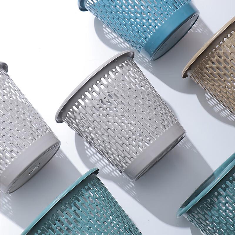 BAIWEN Hollow Plastic Trash Can