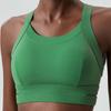 High Strength Bubble Wrap Sports Intimates Women's Square Breast Holding Push-up Pilates Workout Bra Breasted Yoga Vest