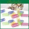 Toys Cat Spring Colorful 163280pcs Kitten Coil Spiral Springs Toy Durable Plastic Creative Cat Interactive Pet Toy New