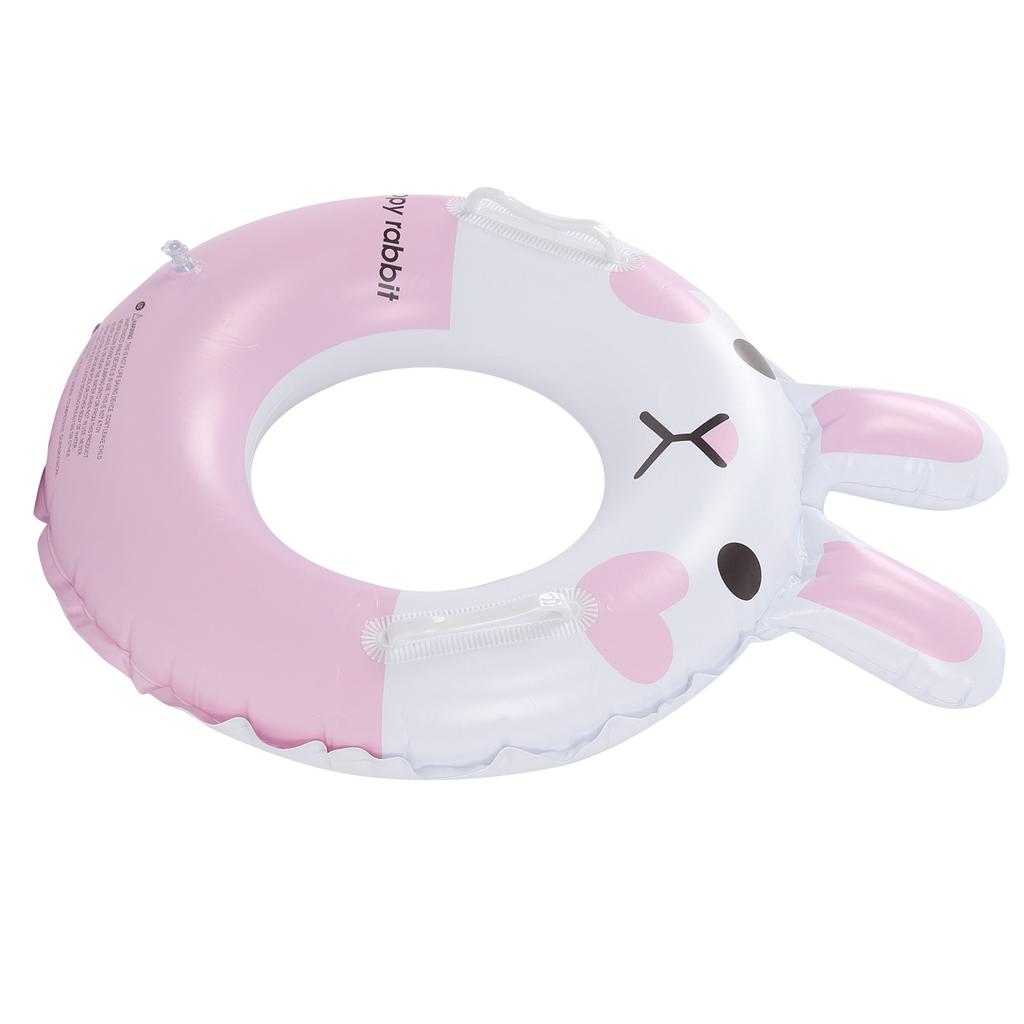 Kinder Aufblasbarer Schwimmreifen Ring PVC Pool Schwimmhilfe Schwimmringe mit Griff für Kinder