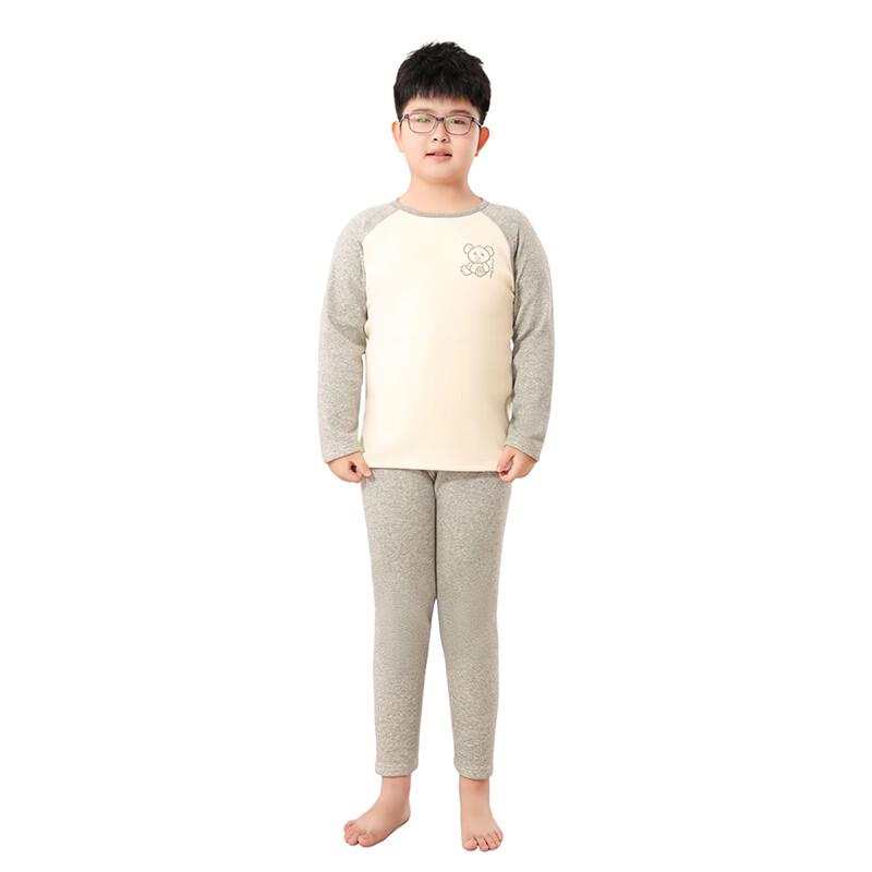 LANGSHA Boys' Plus Size Thermal Underwear Set