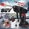 60Bar 1500W Electric Water Gun Foam Machine for Makita 18V Battery Cordless High Pressure Car Washer Rechargeable Car Wash Gun