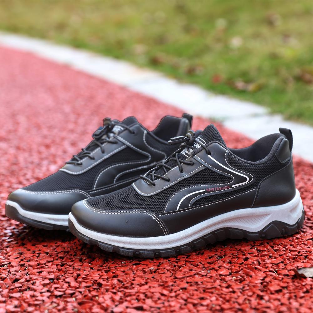 Middle-aged Walking Shoes Spring and Autumn Mesh Breathable Soft Sole Light Leisure Sports Parents Shoes