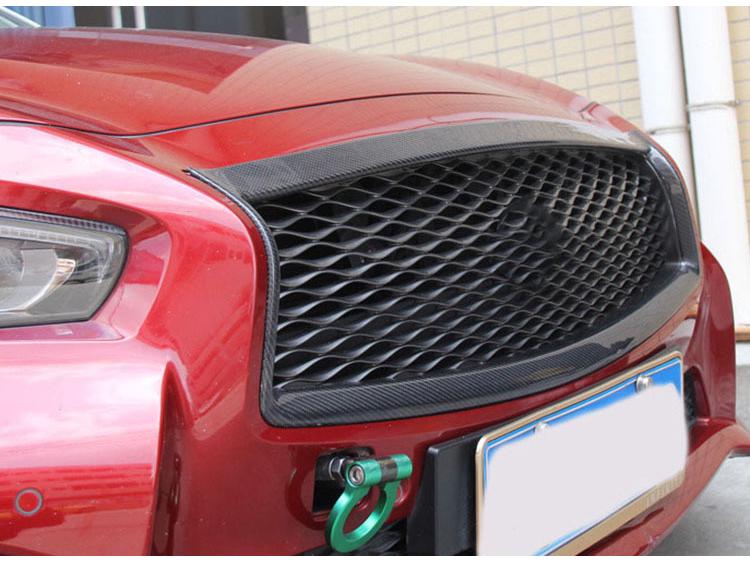 Infiniti Q50 Dry Carbon Fiber Grille & Air Intake Frame Sticker