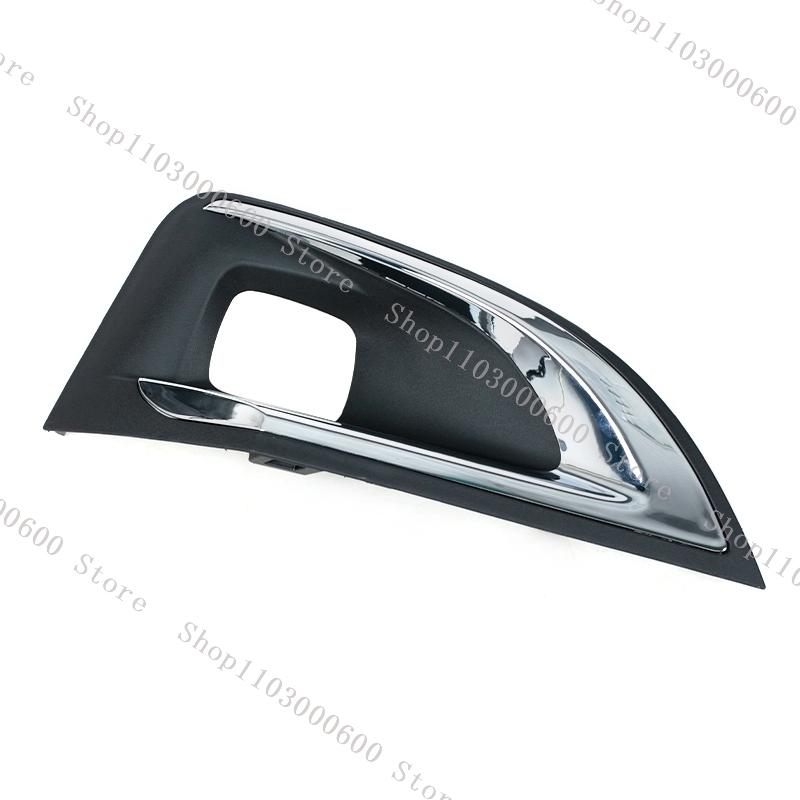 Car Front Bumper Fog Lamp Light Trim Cover For Peugeot 3008 P84 2016 2017- Front Frame Lid Bezel Hood 9817136777 1806095X