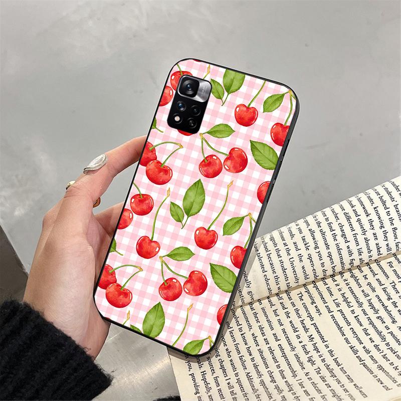 Phone Case For Xiaomi Redmi Note 14 Pro 14 13 12 11 10 Pro 14S 12S 11S Redmi 14C 13C 10 Lemon Strawberry Watermelon
