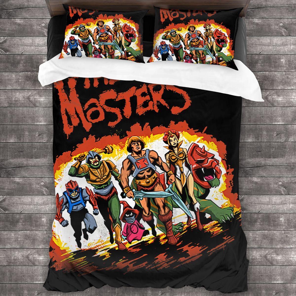 

He Man And The Masters Of The Universe All Season Twin Bedding Set 3 Piece Comforter Set Bed Colcha Casal Bed Sheet EU single(135x200cm)
