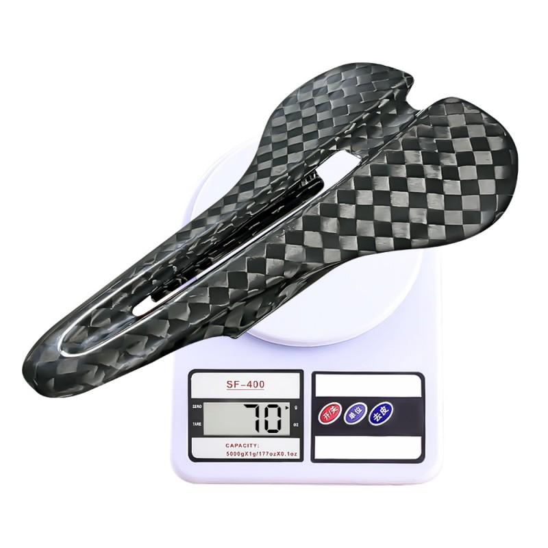 Ultra-Light Carbon Fiber Bicycle Saddle Road Mountain Folding Bikes 70g Universal Seat
