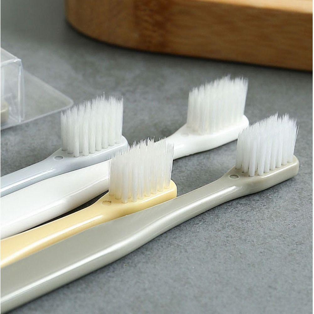 4Pcs/set Multi-Color Soft Bristle Toothbrush Multi-function Oral Cleaning Household Cleaning Toothbrush Portable