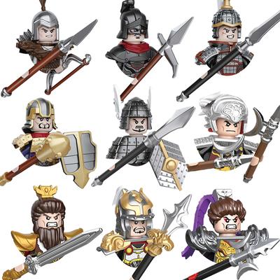 Militärfiguren aus der Zeit der Drei Königreiche des alten China Risstruppen Eiserne Kavallerie Elitesoldaten Serie Bausteine Modell
