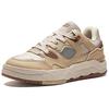 Anta Slip Resistant Abrasion Resistant Low top Skateboard Shoes Men's Beige Brown 912428002-2