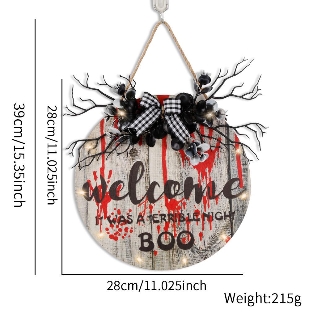 

Whimsical Halloween Decoration With Bat And Pumpkin Accents Perfect For Your Haunted Home Blood Hand Welcome Light