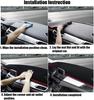 Car Dashboard Mat, Compatible with Toyota Allion/Premio 2007-2021 LHD/RHD Interior Dashboard Cover Auto Dash Mat Carpet Sunshade Pad