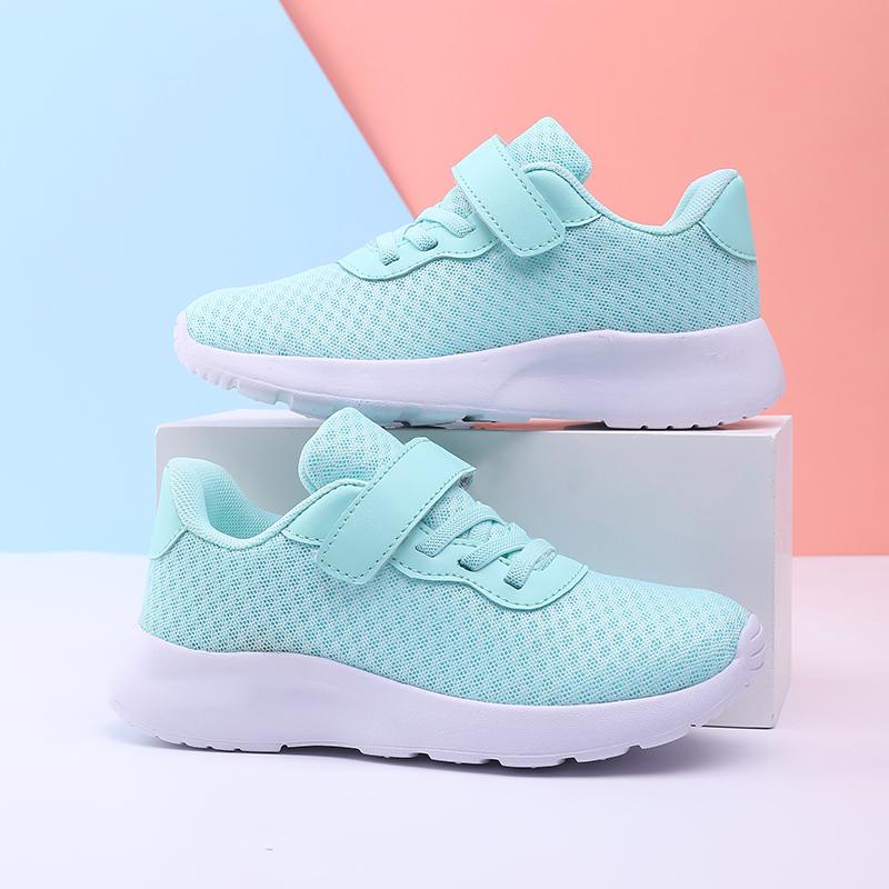 Fashion Boys and Girls Sneakers Ultra Soft Children's Casual Shoes Solid Color Mesh Breathable Non Slip Running Shoes Low Price