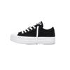 Day One Platform Canvas Shoes Women's Low Top Black/White A25049C-