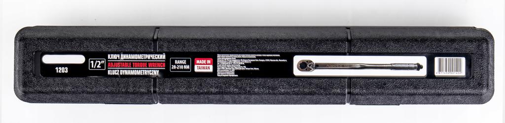 1/2" 28-210 Nm torque wrench with Forcekraft calibration certificate