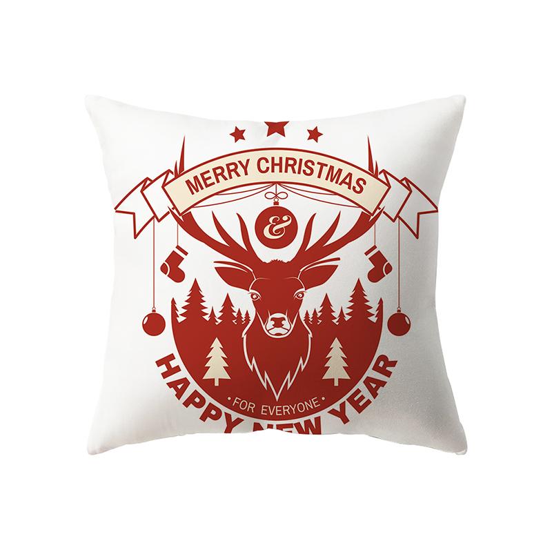 Χριστουγεννιάτικη Διακόσμηση Χριστουγεννιάτικο Θέμα Εκτύπωση Σχέδιο Κάλυμμα Μαξιλαριού Διακόσμηση Σαλονιού Σπιτιού Κάλυμμα Μαξιλαριού Μαξιλάρι