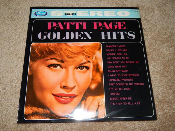 

LP Record PATTI PAGE - Patti Page Golden Hits SM7118 MERCURY Japan Pop Used
