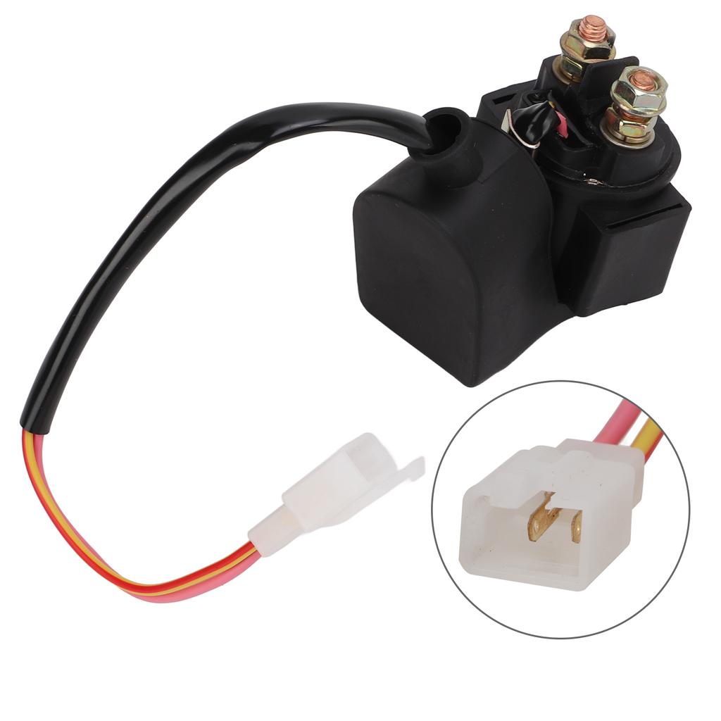 2 Pins 12V Anlasser-Solenoid-Relais für GY6 50cc 70cc 110cc 125cc 250cc ATVs Dirt Bikes
