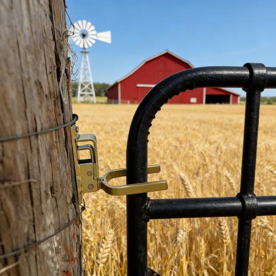 Okamžitý Zamykací Západka Brány Těžká Jednoruční Západka Brány Rychlá Západka Brány Snadná Montáž na Dřevěné Kovové Trubkové Brány Automatický Pružinový Zámek pro Farmu Ranč