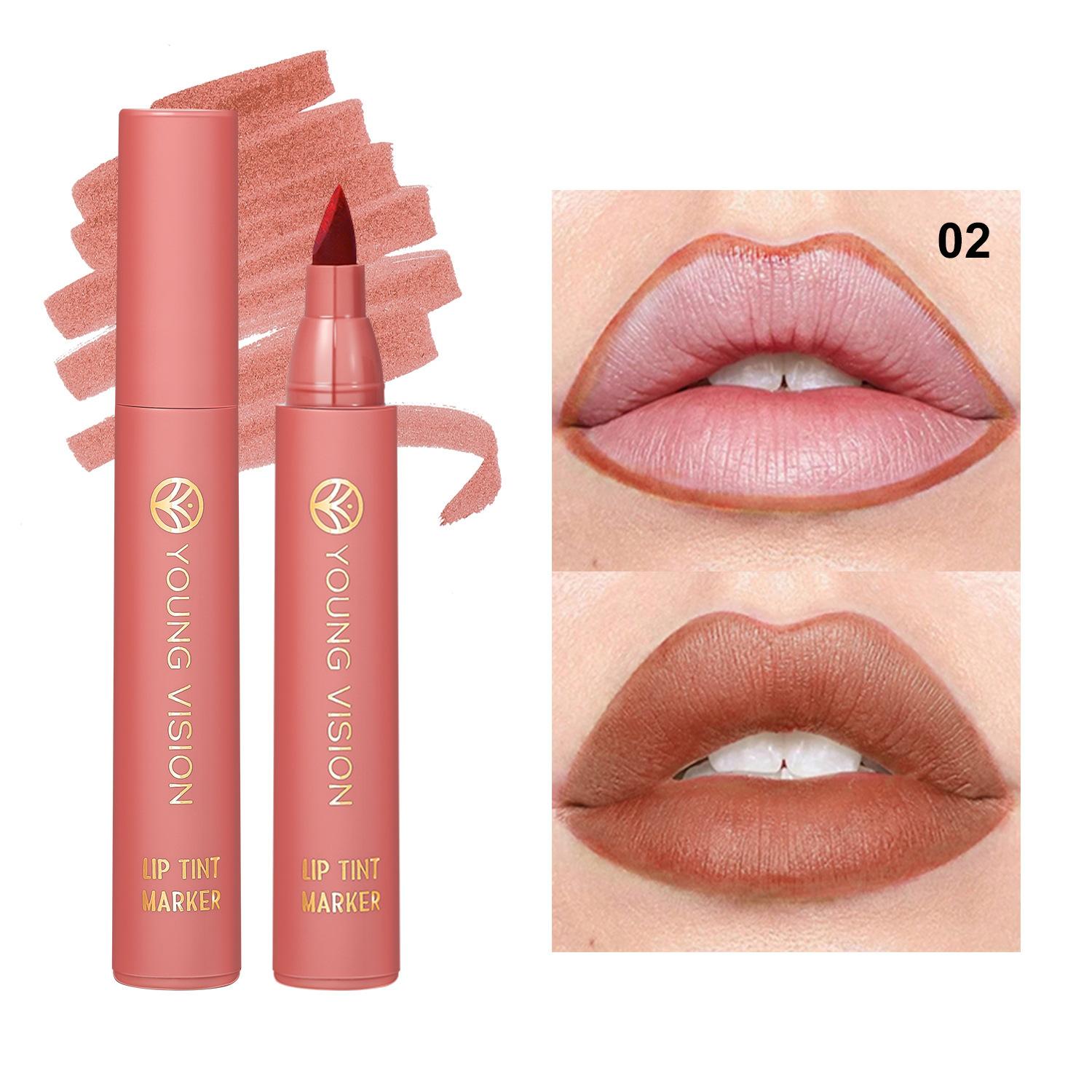 

YOUNG VISION Lip dye Lipgloss блеск для губ карандаш для губ не прилипает к стаканчику в течение длительного времени 3g