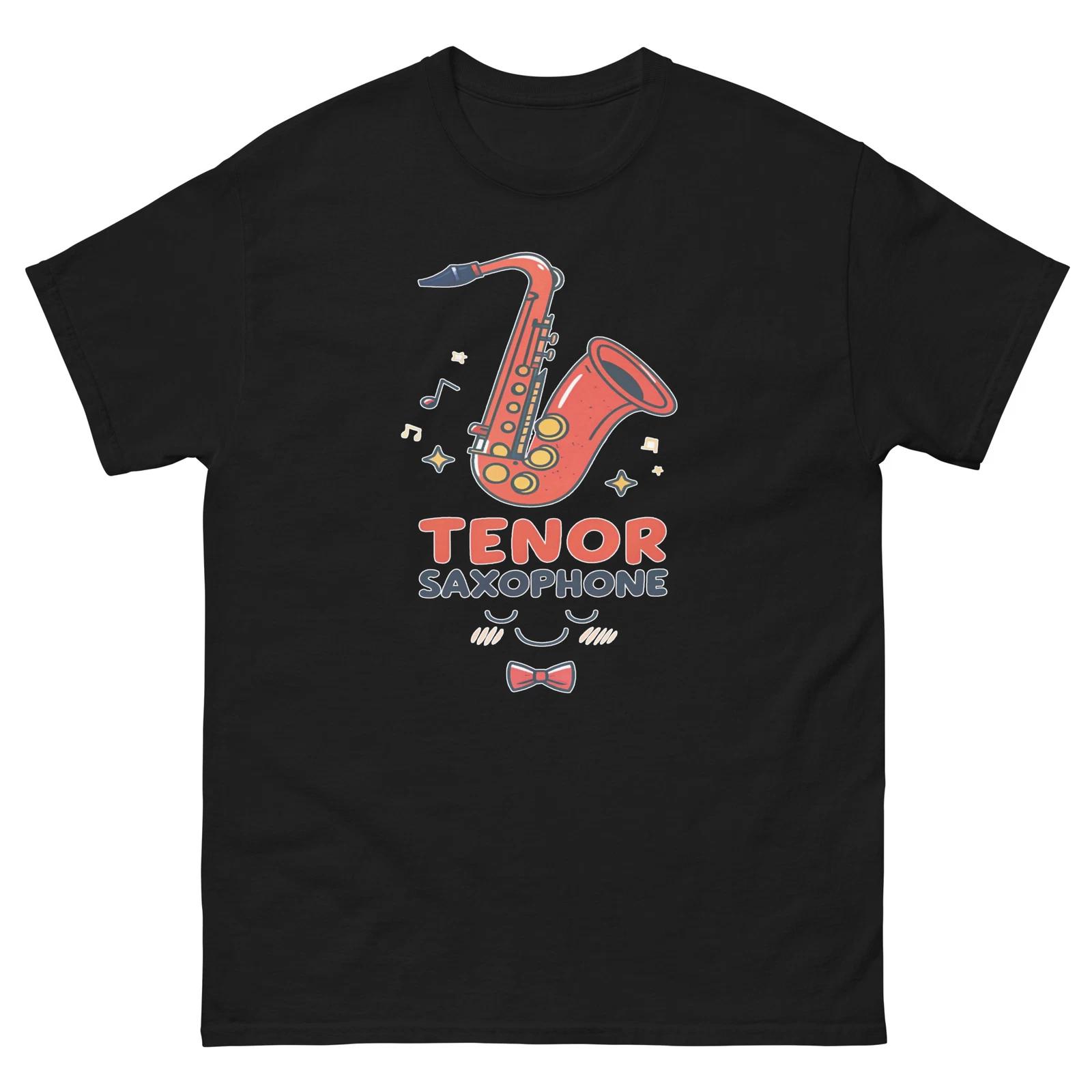 

Tenor Saxophone Musical Instrument Illustration T-Shirt 4XL
