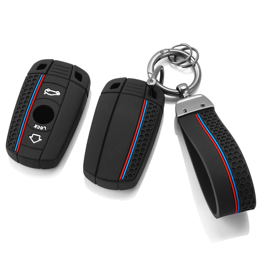 Szilikon Autó Kulcstartó Kulcstartó Bőr tok Bmw E60 E61 E70 E81 E87 E90 E91 E92 X1 X5 X3 1 3 5 6 Sorozat Z4 Kulcstartó Tartozékok