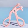 Dames Wimpertang met Ergonomisch Handvat Natuurlijke Langdurige Professionele Wimpertang Krultangen Mini Nauwkeurige Controle Wimpertang