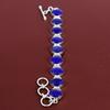 Lapis Lazuli Bracelet Genuine Gemstone Bracelet Handmade Unique Jewelry 925 Sterling Silver Bracelet Adjustable Chain Bracelet Gifts For Him