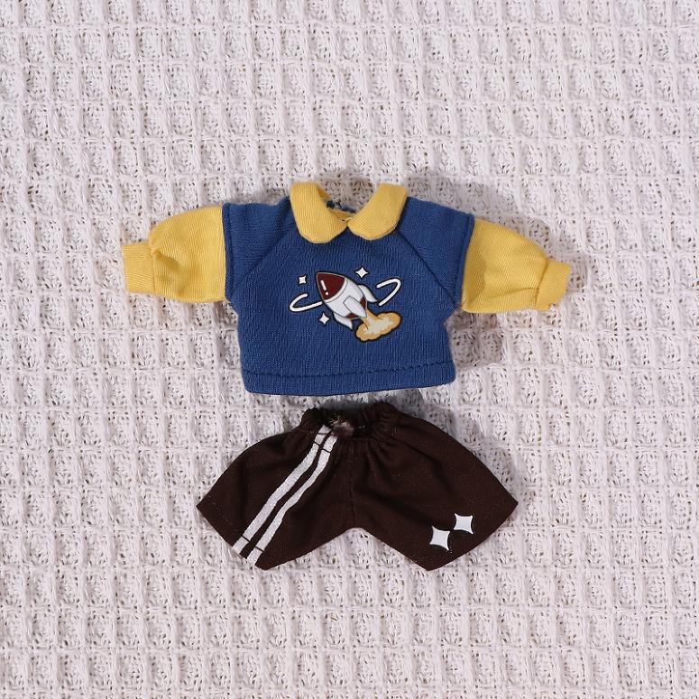 OB11 Clothes Bear Pattern Hooded Sweatshirt Hippop Shorts Collection Decoration Molly GSC Body 1/12bjd Doll Clothes Toy Clothing
