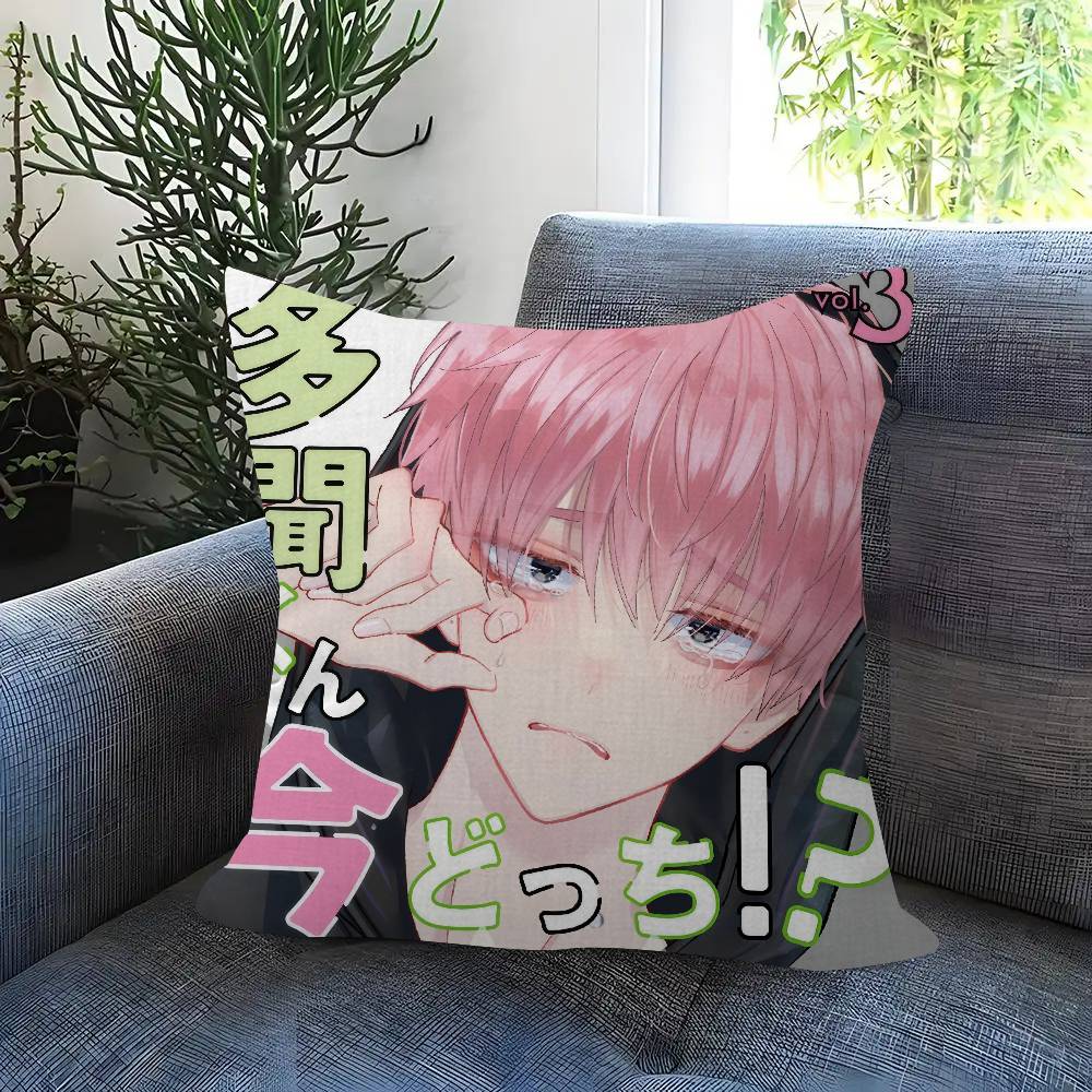 Cartoon Anime TTamons BSide Manga Cushion Cover Pillowcase Upholstery Sofa Throw Pillow Home Decor Pillowcas