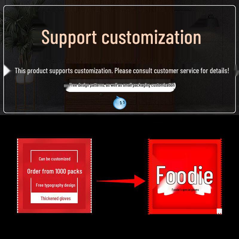 ZISIZ Individually Wrapped Disposable Paper Gloves