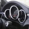 Carbon Fiber Color Dashboard Oil Meter Circles Frame Decoration Sticker Trim For Porsche Macan 2014-21 Interior Car Accessories