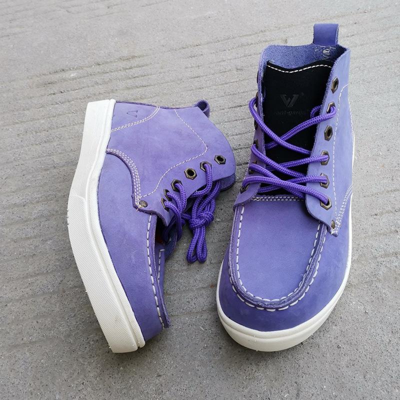 Специальные кожаные ботинки Martin Короткие ботинки из коровьей кожи Высокие ботинки — фото 4