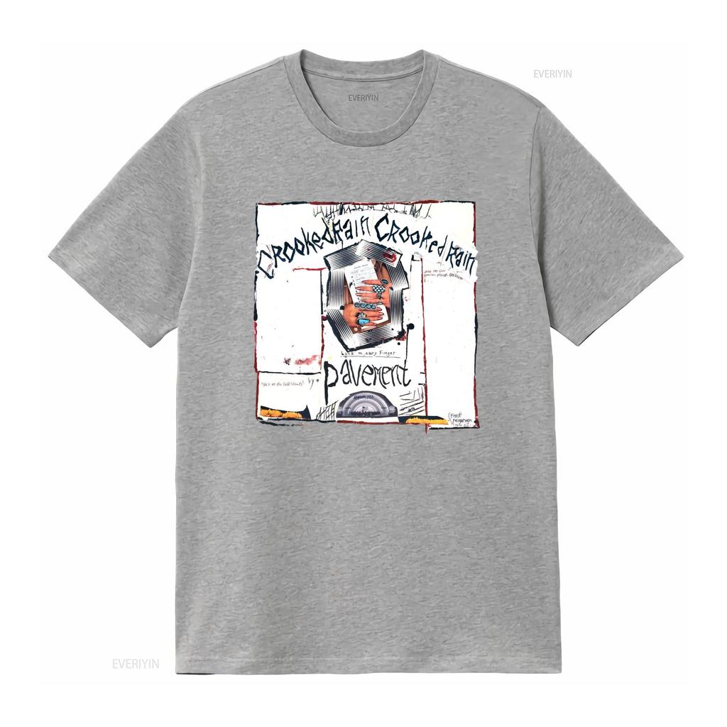 Paveunisext Band Crooked Rain T Shirt Full Size S 5xl Unique Art Print Design Rock Merch Vintage Homme Comfortable Stylish