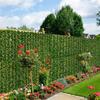 0.5x1m Dark-Colored Pothos Leaves Artificial Hedge Privacy Screen Garden Yard Faux Leaf Fence Barrier