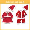 Cozy And Adorable Children's Santa Claus Christmas Costume Outfit Set