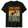 Three Things You Dont Mess With TShirt Basset Hound Owner Christmas