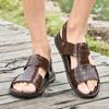 Echtes Leder Männer Sandalen Sommer Business Casual Männer Hausschuhe