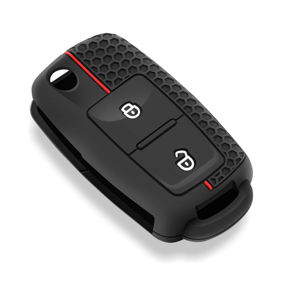 Silicone Car Key Case Cover Shell For Vw Volkswagen Amarok Polo Golf 4 5 6 Mk4 Mk6 Bora Jetta Altea Alhambra Passat B5 B6 B7