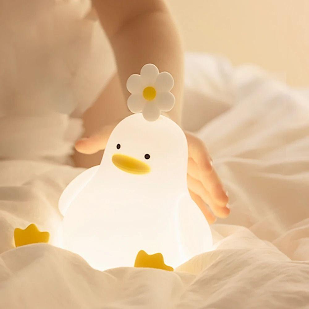 USB Rechargeable LED Night Light Timing Function Cartoon Animals Light Silicone Lamp  Children Room