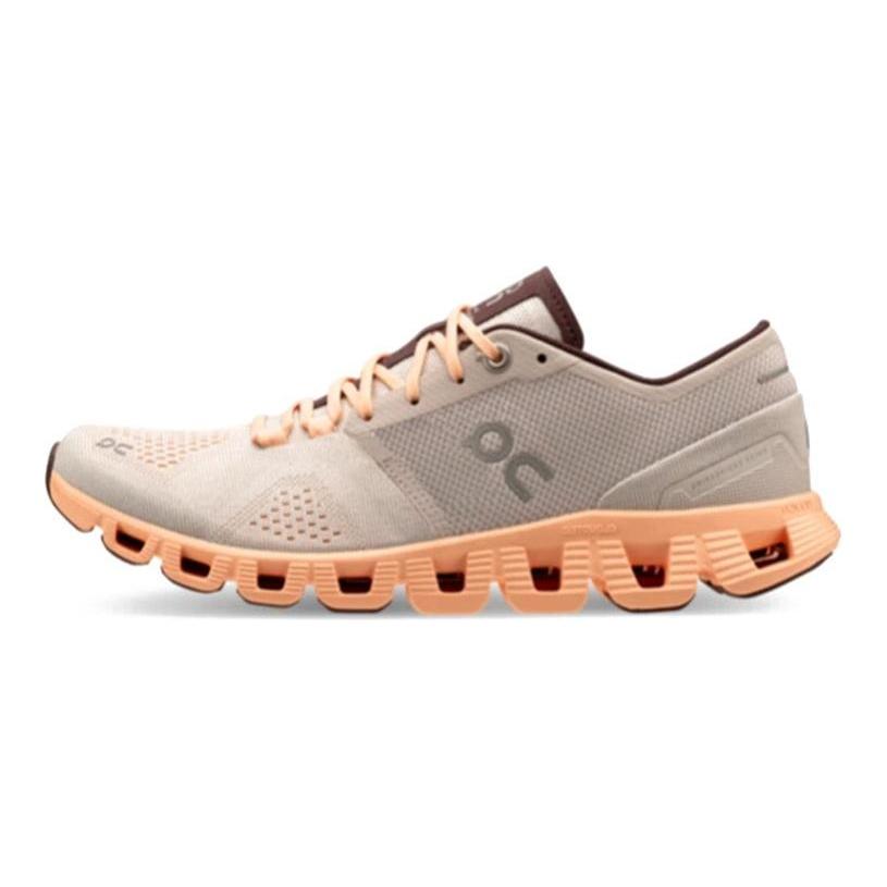 On Running Cloud X Silver AlmOnd Women's 40.99699