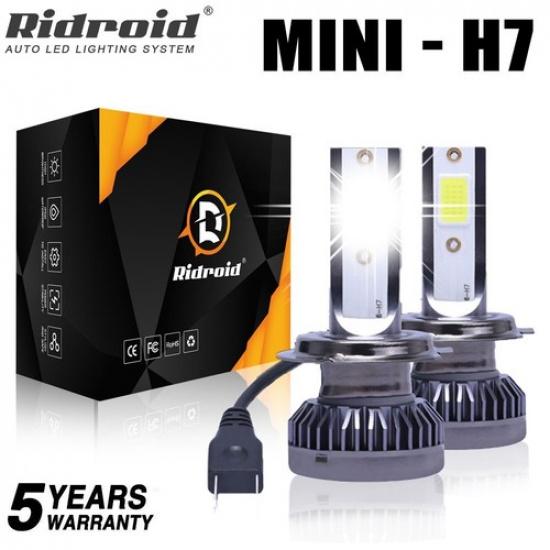 2x H7 LED Headlight Bulb Kit High/Low Beam 26000LM Super Bright 6500K Cool White