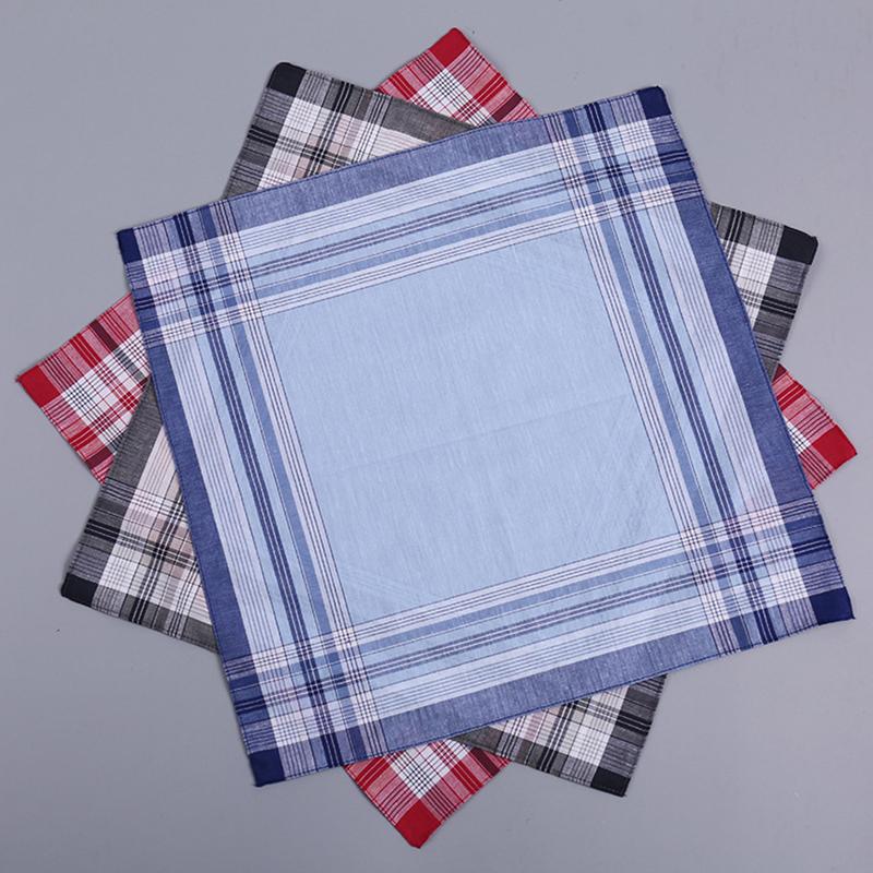 40X40Cm Cotton Handkerchief Towel For Adult Big Square Bandanas Multiple Use Face Towel Men Sweat Wipe Cloth 40X40Cm