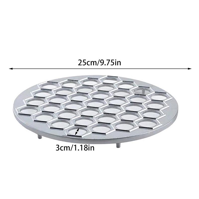 

1Pcs Aluminum Alloy Household Dumpling Mould DIY Hand Baking Tools Dumpling Plate Dumpling Wrapper Round Mould Outdoor Tableware