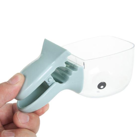 Plastic Scoop Bag Clip Food-Grade Measuring Cup BPA-Free Duck Head Multi-purpose Kitchen Utensils for Rice Water