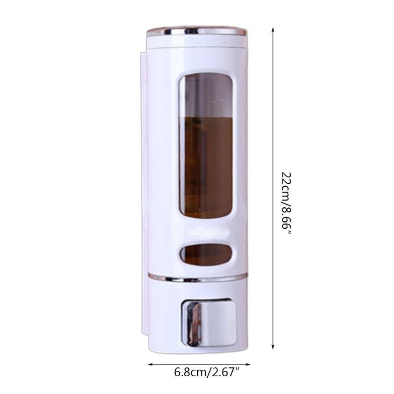 Hand Press Soap Dispenser for Dish Liquid Lotion Shower Gel Shampoo Chamber